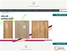 Tablet Screenshot of hoangtamdoor.com